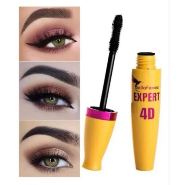 Máscara de Cílios Bella Femme Expert 4D - Mega Volume à Prova D'água - Imagem 5