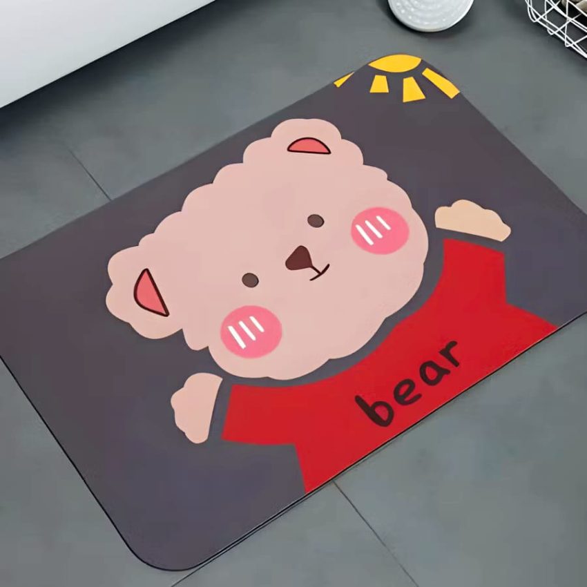 tapete cor desenho urso